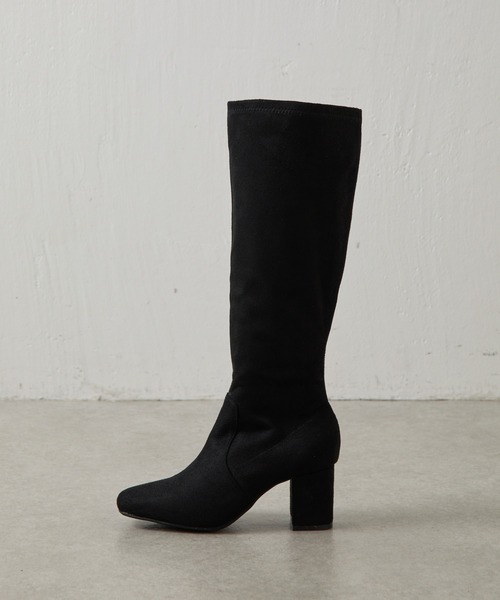 COLONY 2139（コロニートゥーワンスリーナイン）の「スクエアヒールストレッチブーツ（ブーツ・レディース・ブラウン/ブラック・MEDIUM/LARGE）」の13枚目の写真