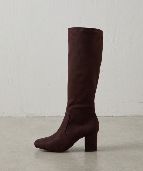 COLONY 2139（コロニートゥーワンスリーナイン）の「スクエアヒールストレッチブーツ（ブーツ・レディース・ブラウン/ブラック・MEDIUM/LARGE）」の18枚目の写真