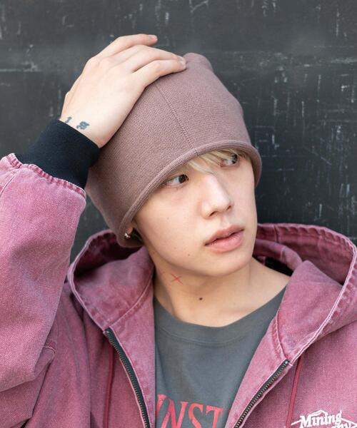 WEGO（ウィゴー）の「WEGO/ルーズワッチ（ニットキャップ/ビーニー・レディース・ブラウン/ブラック/オフホワイト/グレー・FREE）」の5枚目の写真