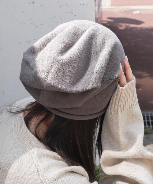WEGO（ウィゴー）の「WEGO/ルーズワッチ（ニットキャップ/ビーニー・レディース・ブラウン/ブラック/オフホワイト/グレー・FREE）」の9枚目の写真