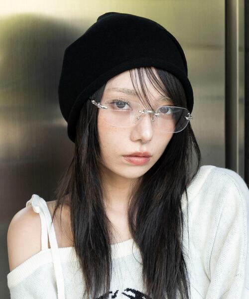 WEGO（ウィゴー）の「WEGO/ルーズワッチ（ニットキャップ/ビーニー・レディース・ブラウン/ブラック/オフホワイト/グレー・FREE）」の10枚目の写真