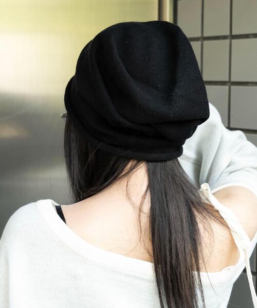 WEGO（ウィゴー）の「WEGO/ルーズワッチ（ニットキャップ/ビーニー・レディース・ブラウン/ブラック/オフホワイト/グレー・FREE）」の13枚目の写真