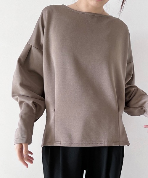 ReRe(リリ)の「サイドスリットカットソー(Tシャツ/カットソー・レディース・テラコッタ/ブラック/ベージュ/ホワイト・FREE)」の22枚目の写真