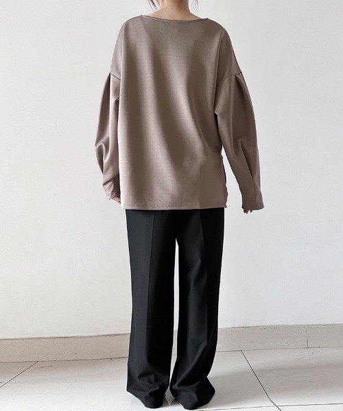 ReRe(リリ)の「サイドスリットカットソー(Tシャツ/カットソー・レディース・テラコッタ/ブラック/ベージュ/ホワイト・FREE)」の18枚目の写真