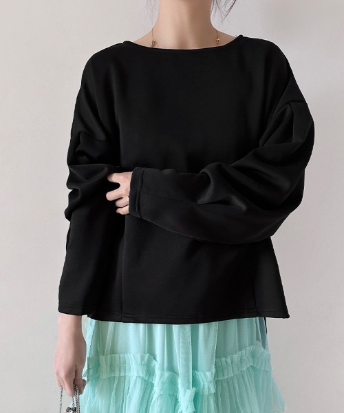 ReRe(リリ)の「サイドスリットカットソー(Tシャツ/カットソー・レディース・テラコッタ/ブラック/ベージュ/ホワイト・FREE)」の17枚目の写真
