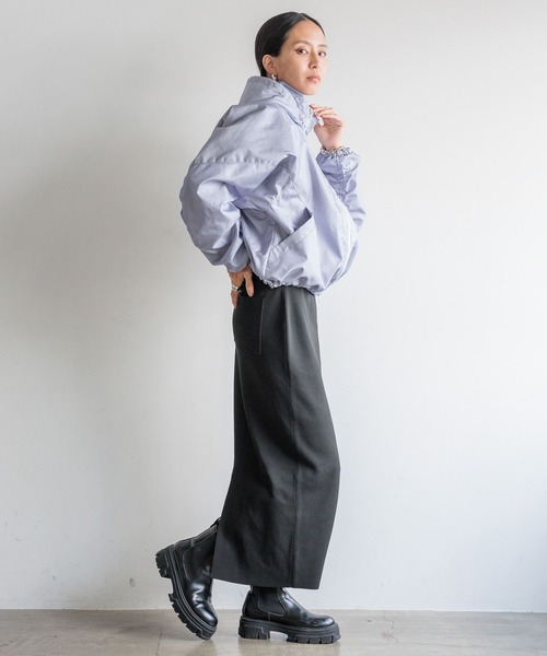 HEREIAM（ヘレイアム）の「【HEREIAM】EASYニットナロースカート（スカート・レディース・バイオレット/オレンジ系/ブラック・SMALL/MEDIUM）」の17枚目の写真