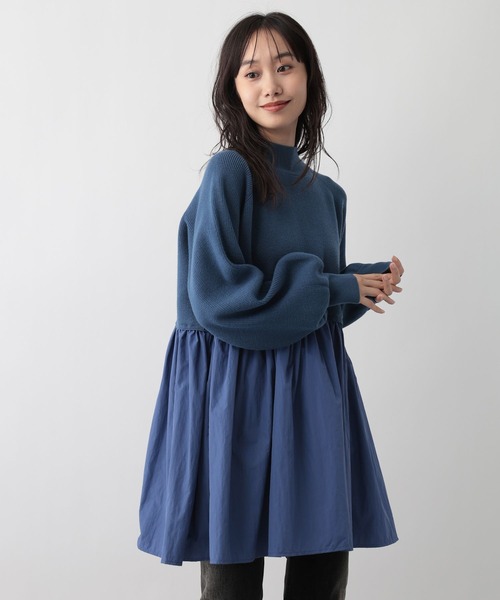 フハクキリカエニットチュニック（その他トップス）｜FOUND GOOD