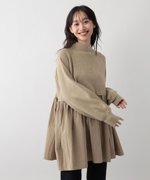 フハクキリカエニットチュニック