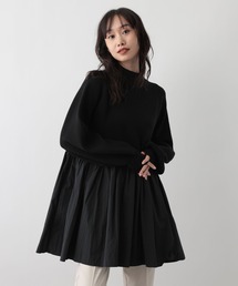 FOUND GOOD(ファウンドグッド)のフハクキリカエニットチュニック(その他トップス)