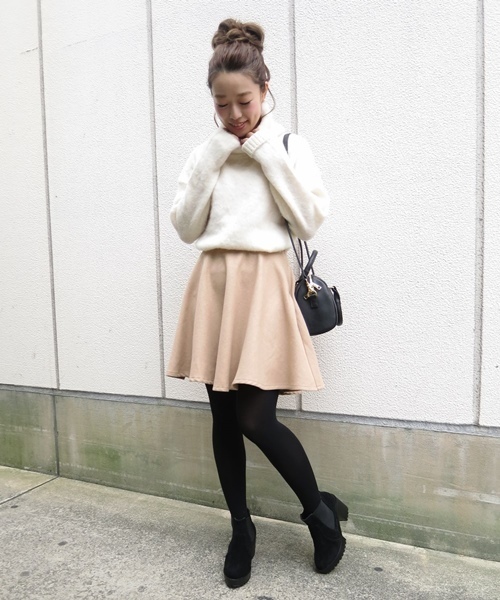 Chico(チコ)の「【who's who Chico】チェックフレアスカート(スカート・レディース・ベージュ/グレー/ホワイト・FREE)」の17枚目の写真