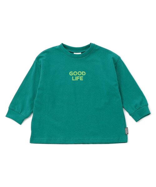 BREEZE（ブリーズ）の「【ジュニア対応】ロゴ&ナンバリングロンＴ（Tシャツ/カットソー・キッズ・ブラック/グリーン/ブルー/ピンク/イエロー/オフホワイト・110/120/80/130/140/150/90/100）」の4枚目の写真