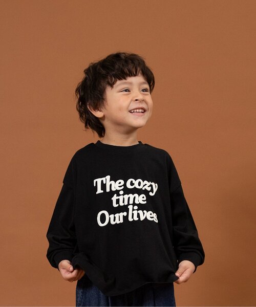 BREEZE（ブリーズ）の「【ジュニア対応】ロゴ&ナンバリングロンＴ（Tシャツ/カットソー・キッズ・ブラック/グリーン/ブルー/ピンク/イエロー/オフホワイト・110/120/80/130/140/150/90/100）」の3枚目の写真