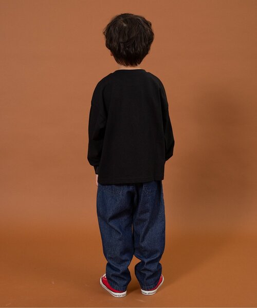 BREEZE（ブリーズ）の「【ジュニア対応】ロゴ&ナンバリングロンＴ（Tシャツ/カットソー・キッズ・ブラック/グリーン/ブルー/ピンク/イエロー/オフホワイト・110/120/80/130/140/150/90/100）」の22枚目の写真