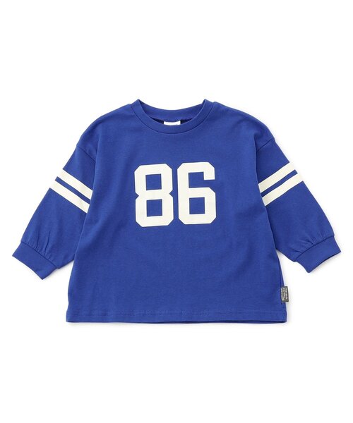 BREEZE（ブリーズ）の「【ジュニア対応】ロゴ&ナンバリングロンＴ（Tシャツ/カットソー・キッズ・ブラック/グリーン/ブルー/ピンク/イエロー/オフホワイト・110/120/80/130/140/150/90/100）」の10枚目の写真