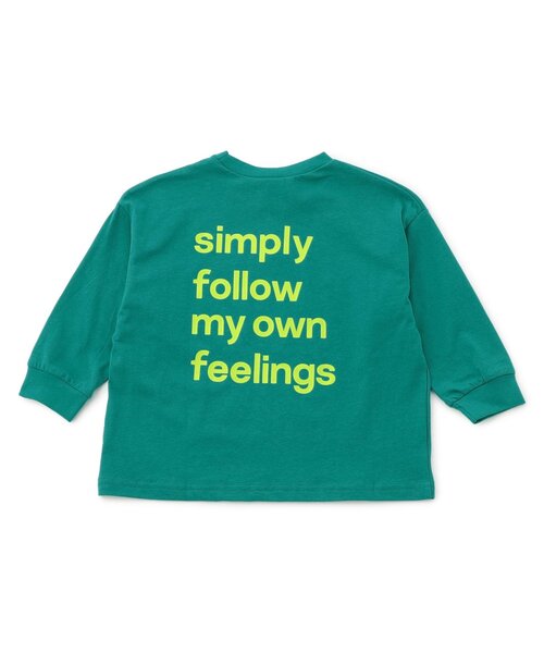 BREEZE（ブリーズ）の「【ジュニア対応】ロゴ&ナンバリングロンＴ（Tシャツ/カットソー・キッズ・ブラック/グリーン/ブルー/ピンク/イエロー/オフホワイト・110/120/80/130/140/150/90/100）」の14枚目の写真