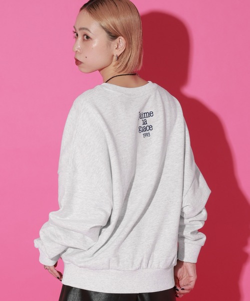 PAGEBOY（ページボーイ）の「【mei企画/PAGEBOY】バックロゴシシュウスウェット（スウェット・レディース・ブラック/ブラウン/グレー・SMALL/MEDIUM）」の19枚目の写真