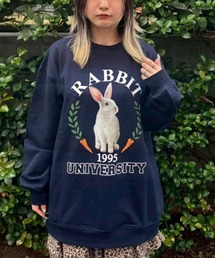 RABBIT UNIVERSITY SWEAT ワンピース