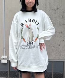 Candy Stripper | RABBIT UNIVERSITY SWEAT ワンピース(スウェット)