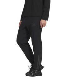 アディダス adidas スリーストライプス レギュラーフィット ボンデッド フリース オープンヘム ウインドパンツ