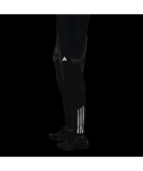 adidas(アディダス)の「アディダス adidas スリーストライプス レギュラーフィット ボンデッド フリース オープンヘム ウインドパンツ(その他パンツ・メンズ・オリーブ/ネイビー/ブラック・S/3L/L/M/LL)」の10枚目の写真