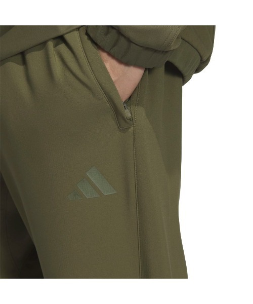 adidas(アディダス)の「アディダス adidas スリーストライプス レギュラーフィット ボンデッド フリース オープンヘム ウインドパンツ(その他パンツ・メンズ・オリーブ/ネイビー/ブラック・S/3L/L/M/LL)」の6枚目の写真