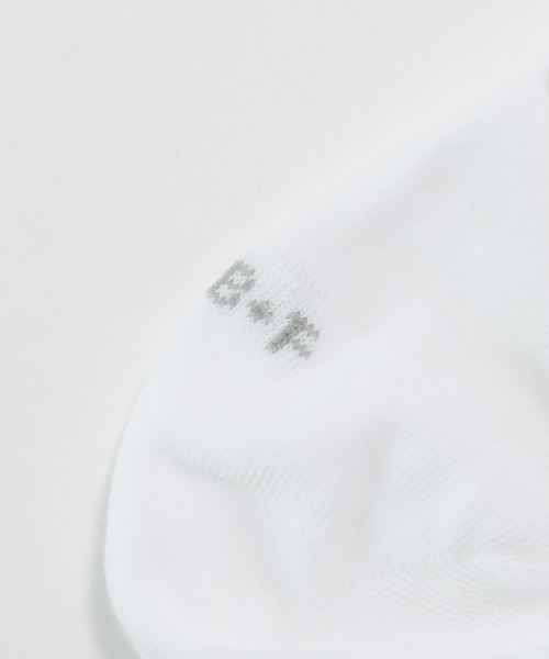 Spick & Span（スピックアンドスパン）の「BLEU FORET / ブルーフォレ SOLID COLORS VELVET COTTON SOX（ソックス/靴下・レディース・ホワイト/レッド/チャコールグレー・FREE）」の5枚目の写真