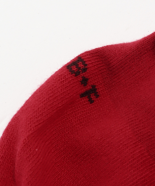 Spick & Span（スピックアンドスパン）の「BLEU FORET / ブルーフォレ SOLID COLORS VELVET COTTON SOX（ソックス/靴下・レディース・ホワイト/レッド/チャコールグレー・FREE）」の6枚目の写真