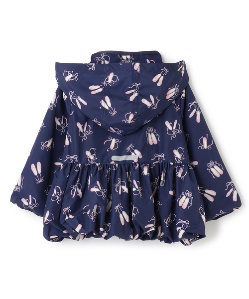 petit main（プティマイン）の「【撥水加工/洗える】ペプラムウィンブレ（ナイロンジャケット・キッズ・オフホワイト/ラベンダー/ネイビー/ライトベージュ・130cm/80ｃｍ/100cm/110cm/90cm/120cm）」の17枚目の写真