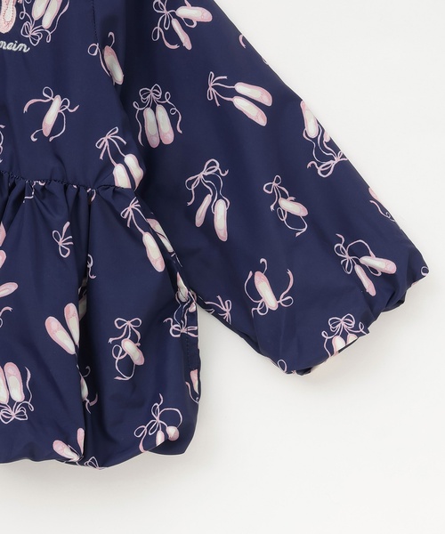 petit main（プティマイン）の「【撥水加工/洗える】ペプラムウィンブレ（ナイロンジャケット・キッズ・オフホワイト/ラベンダー/ネイビー/ライトベージュ・130cm/80ｃｍ/100cm/110cm/90cm/120cm）」の21枚目の写真