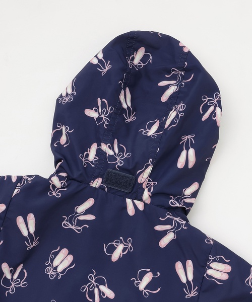 petit main（プティマイン）の「【撥水加工/洗える】ペプラムウィンブレ（ナイロンジャケット・キッズ・オフホワイト/ラベンダー/ネイビー/ライトベージュ・130cm/80ｃｍ/100cm/110cm/90cm/120cm）」の22枚目の写真