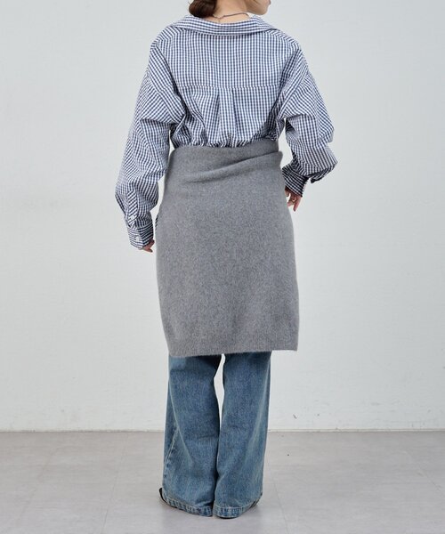 SHENERY(シーナリー)の「ギンガムチェックシャツ(シャツ/ブラウス・レディース・ネイビー・FREE)」の20枚目の写真