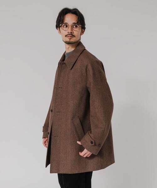 本日限定お値下げ　ounce ven alpaca half coat セール】WINDPROOF TWEED HALF COAT（その他アウター）｜URBAN