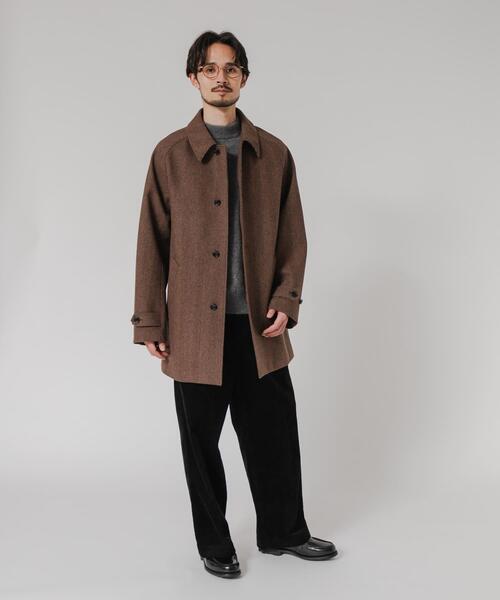 ジャケット・アウター tannat Boucle half coat セール】WINDPROOF TWEED HALF COAT（その他アウター）｜URBAN