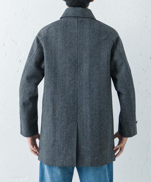 URBAN RESEARCH（アーバンリサーチ）の「WINDPROOF TWEED HALF COAT（その他アウター・メンズ・ブラウン/チャコールグレー・LARGE/MEDIUM）」の20枚目の写真