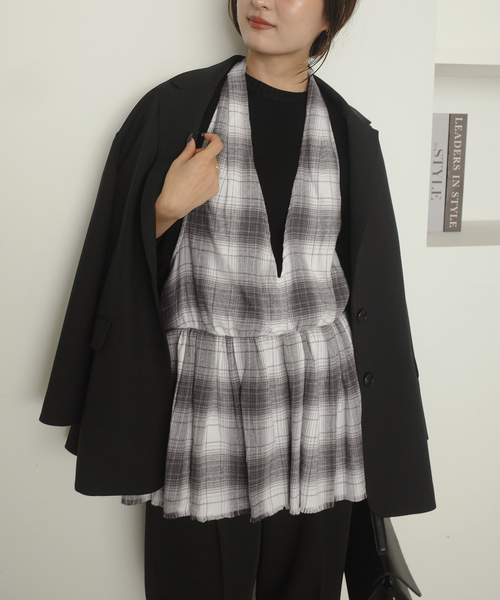 crinkle crinkle crinkle SLOBE別注 ホルターネックキャミソール SLOBE