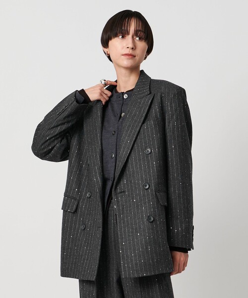 UNITED ARROWS（ユナイテッドアローズ）の「ダブルブレスト ストライプ 