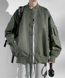 JOHNNY WOLF（ジョニーウルフ）の「SILVA オーバーサイズ 高密度ツイル MA-1 ブルゾン（MA-1）」