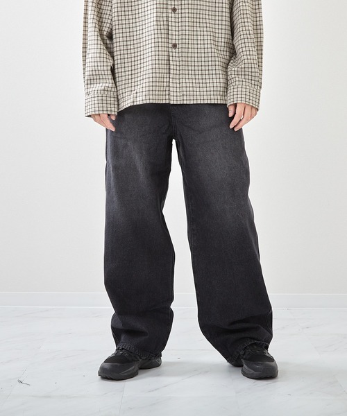 VIBGYOR（ヴィブジョー）の「デニムバギーパンツ(CN)（デニムパンツ・メンズ・ネイビー/チャコールグレー/ブルー/ブラック・MEDIUM/LARGE/X-LARGE）」の10枚目の写真