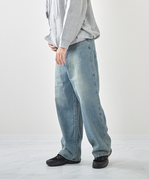 VIBGYOR（ヴィブジョー）の「デニムバギーパンツ(CN)（デニムパンツ・メンズ・ネイビー/チャコールグレー/ブルー/ブラック・MEDIUM/LARGE/X-LARGE）」の13枚目の写真