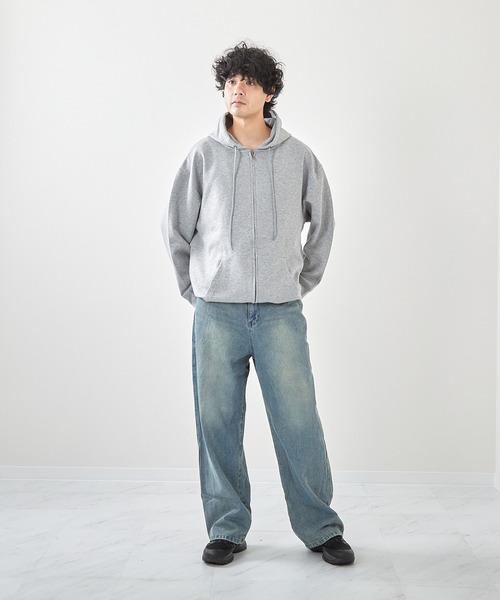 VIBGYOR（ヴィブジョー）の「デニムバギーパンツ(CN)（デニムパンツ・メンズ・ネイビー/チャコールグレー/ブルー/ブラック・MEDIUM/LARGE/X-LARGE）」の14枚目の写真