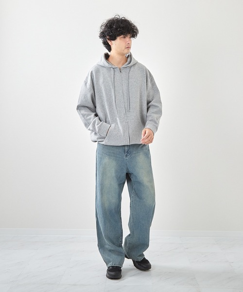 VIBGYOR（ヴィブジョー）の「デニムバギーパンツ(CN)（デニムパンツ・メンズ・ネイビー/チャコールグレー/ブルー/ブラック・MEDIUM/LARGE/X-LARGE）」の16枚目の写真