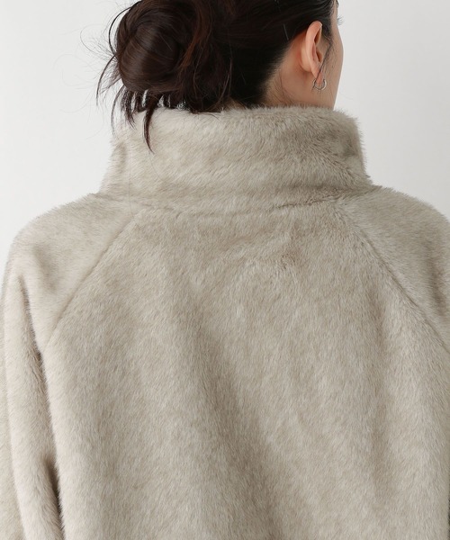 セール】選べるシルエット/Wジップスタンドカラーファージャケット