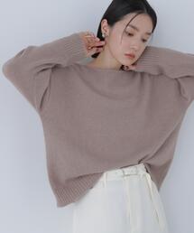 ◇フォックス混オーバーニット