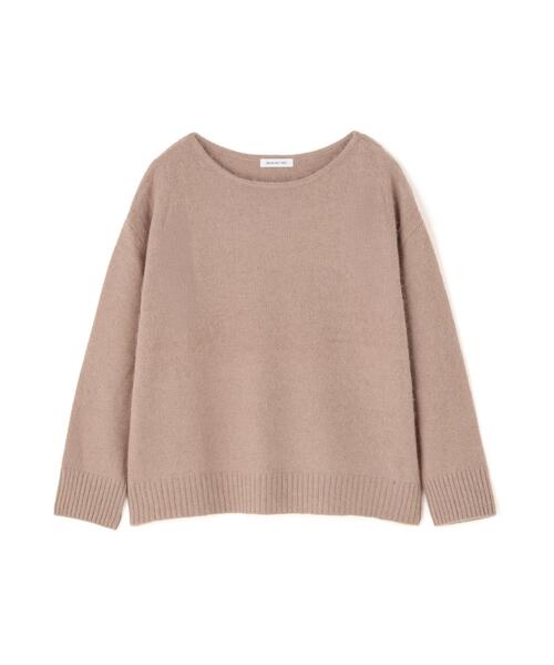 NATURAL BEAUTY BASIC(ナチュラルビューティーベーシック)の「◇フォックス混オーバーニット(ニット/セーター・レディース・ピンク/ネイビー/ベージュ・FREE)」の4枚目の写真