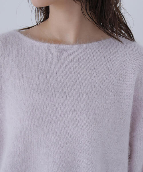 ナチュラルビューティーベーシック フォックス混オーバーニット 値札付き フォックス混オーバーニット | NATURAL BEAUTY BASIC（ナチュラル