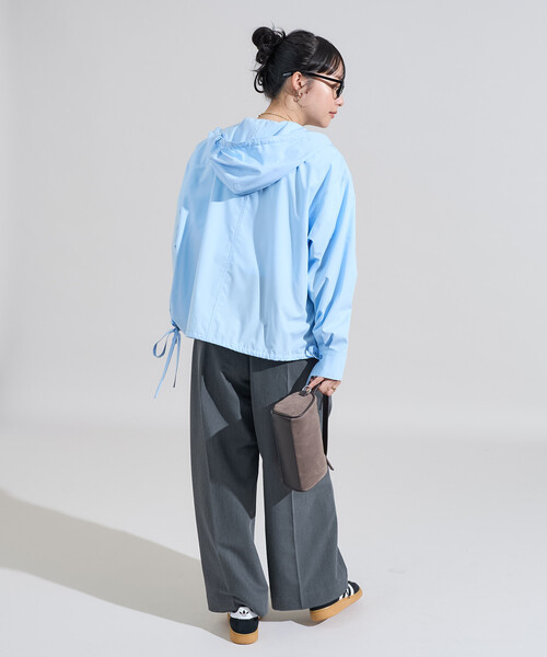 FREAK'S STORE（フリークスストア）の「フード付きシャツ（シャツ/ブラウス・レディース・オフホワイト/ブルー/ネイビー・ﾌﾘ-）」の7枚目の写真