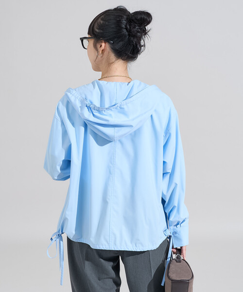 FREAK'S STORE（フリークスストア）の「フード付きシャツ（シャツ/ブラウス・レディース・オフホワイト/ブルー/ネイビー・ﾌﾘ-）」の11枚目の写真