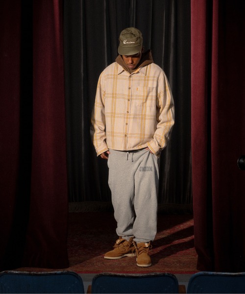 UNION（UNION TOKYO）（ユニオン）の「UNION TOKYO  P.E SWEATPANT  ユニオントーキョー（スウェットパンツ・メンズ・ヘザーグレー/ブラック・XL/L/M/S）」の13枚目の写真