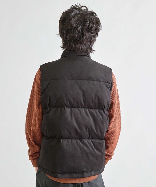 UNION STATION（ユニオンステーション）の「フェイクスウェード 中綿ベスト（ダウンベスト・メンズ・ブラック/ベージュ・M/L）」の13枚目の写真