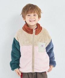 激安︎ナショナルジオグラフィック　ボアフリースキッズ130 イエロー National Geographic(ナショナルジオグラフィック) キッズ ボア